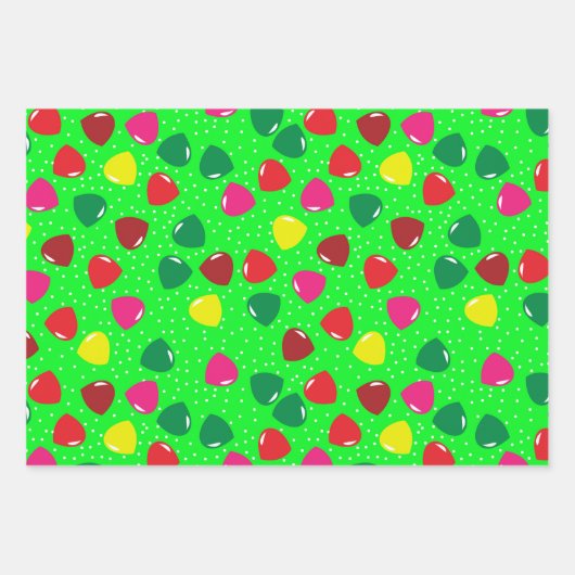GUM DROP X-MAS GESCHENKPAPIER SET (Vorderseite)