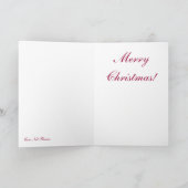 Gum Nut Christmas Card Feiertagskarte (Innenseite)