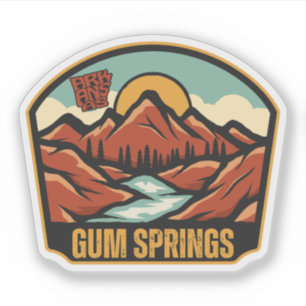Gum Springs, Arkansas  Aufkleber