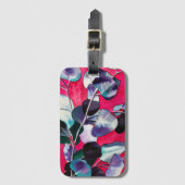 Gum verlasse Aquarellkunst Gepäckanhänger (Vorderseite Vertikal)