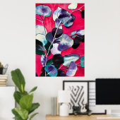 Gum verlasse Aquarellkunst Poster (Heimbüro)