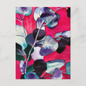 Gum verlasse Aquarellkunst Postkarte (Vorderseite)