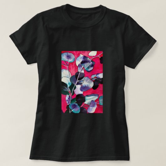 Gum verlasse Aquarellkunst T-Shirt (Design vorne)