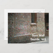 Gum Wall Post Card Postkarte (Vorne/Hinten)