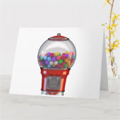 Gumball-Ablassmaschine Karte (Gelbe Blume)