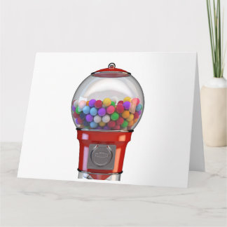 Gumball-Ablassmaschine Karte