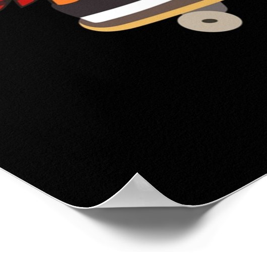 Gumball Darwin Skate Poster (Ecke)