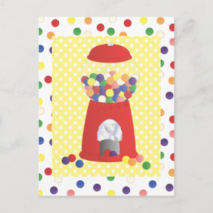 Gumball-Fantasie Postkarte