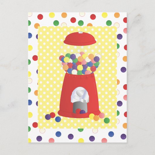 Gumball-Fantasie Postkarte (Vorderseite)