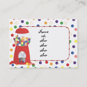 Gumball-Fantasie Visitenkarte