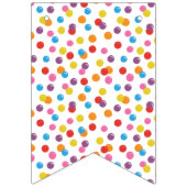 Gumball Machine Candy Bubble Gum Happy Birthday Wimpelkette (Erste Fahne)