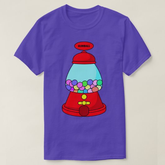 Gumball Machine Candy Illustration T-Shirt (Design vorne)