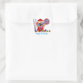 Gumball Machine Candy Lollipop Runder Aufkleber (Tasche)