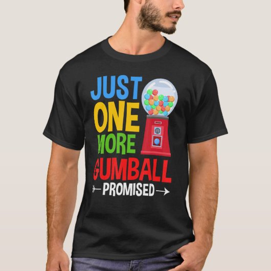 Gumball Machine Gum Ball Bubble Kaugummi T-Shirt (Vorderseite)