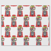 Gumball Maschine Geschenkpapier (Flach)
