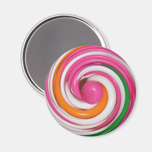 Gumball-Rundmagnet Magnet (Vorderseite/Rückseite)