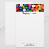 Gumballs Geschirr Briefpapier (Vorne/Hinten)