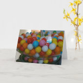 Gumballs! Karte (Gelbe Blume)