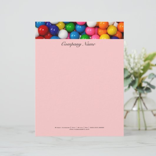Gumballs Letterhead Briefkopf (Stehend Vorderseite)