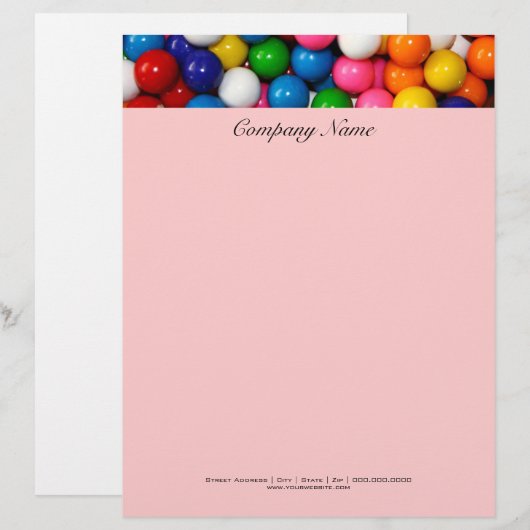 Gumballs Letterhead Briefkopf (Vorne/Hinten)