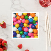 Gumballs Napkins Serviette (Beispiel)