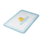 Gumber Duck Bath Mat | Niedlich-Gelber Ducky und B Badematte (Schrägansicht)