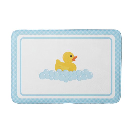 Gumber Duck Bath Mat | Niedlich-Gelber Ducky und B Badematte (Vorderseite)