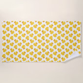 Gumber Duck Beach Handtuch | Neutronengelb (Vorderseite)