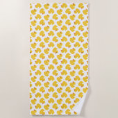 Gumber Duck Beach Handtuch | Neutronengelb (Vorderseite)