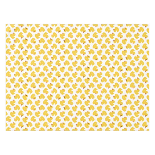 Gumber Duck Tablecloth | Niedlich Ducky Pattern Pa Tischdecke (Vorderseite (Horizontal))