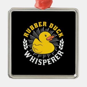 Gumber Duck Whisperer Ornament Aus Metall