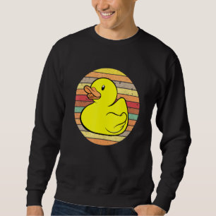 Gumber Duckie Rubber Duck Bath Retro Sweatshirt