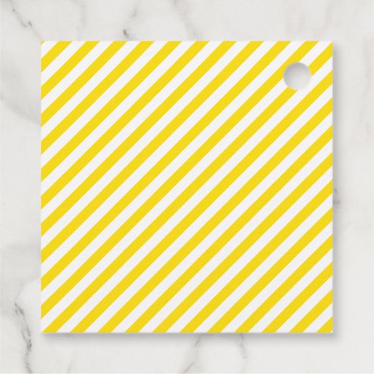 Gumber Ducky Baby Dusche Gelb Blau Vielen Dank Geschenkanhänger (Rückseite)