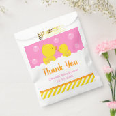 Gumber Ducky Baby Dusche Gelb Rosa Danke Geschenktütchen (Versiegelt)