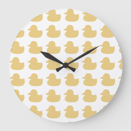 Gumber Ducky Design Große Wanduhr (Vorderseite)