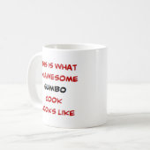 gumbo cook, awesome kaffeetasse (Vorderseite Links)