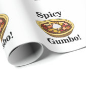 Gumbo Food Spicy Geschenkpapier (Rolleneckpunkt)