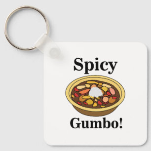 Gumbo Food Spicy Schlüsselanhänger
