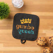 Gumbo Queen Louisiana oder kreolischer Koch Topflappen (Oben Unten)