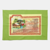 Gumbo-Rezept Geschirrtuch (Horizontal)