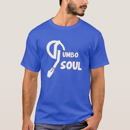 Gumbo-Soul-Himmel-blaues T-Shirt (Vorderseite)