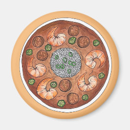 Gumbo Soup Louisiana LA New Orleans NOLA Food Magnet