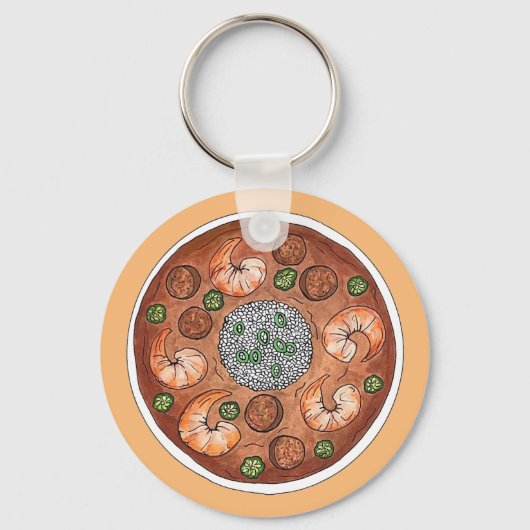 Gumbo Soup Louisiana LA New Orleans NOLA Food Schlüsselanhänger (Vorderseite)