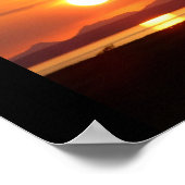 Gumbo Sunset Poster (Ecke)