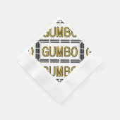 Gumbo-Suppe Serviette (Ecke)