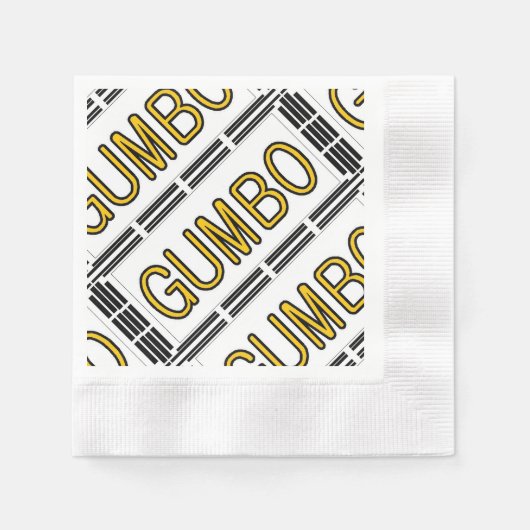 Gumbo-Suppe Serviette (Vorderseite)