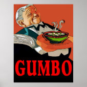 Gumbo, Vintages Kellner Poster (Vorne)