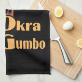 Gumbo Zuhause Cooking Geschirrtuch (Viertel Falte)