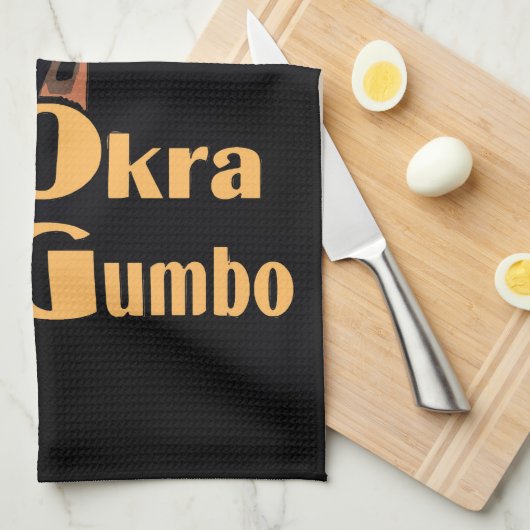 Gumbo Zuhause Cooking Geschirrtuch (Viertel Falte)