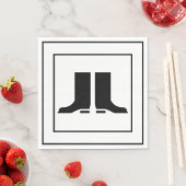 Gumboot-Signaturpapier Napkins Serviette